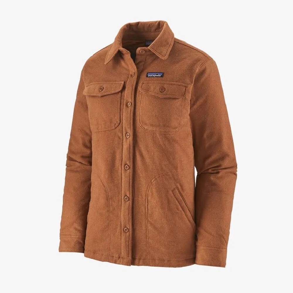 Patagonia fjord insulated flannel jacket